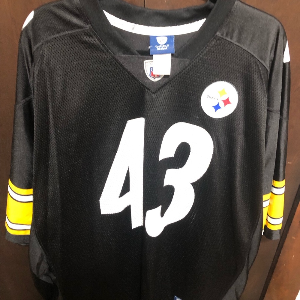 Polamalu, Pittsburgh Steelers, #43 NFL Reebok jersey size 2 XL